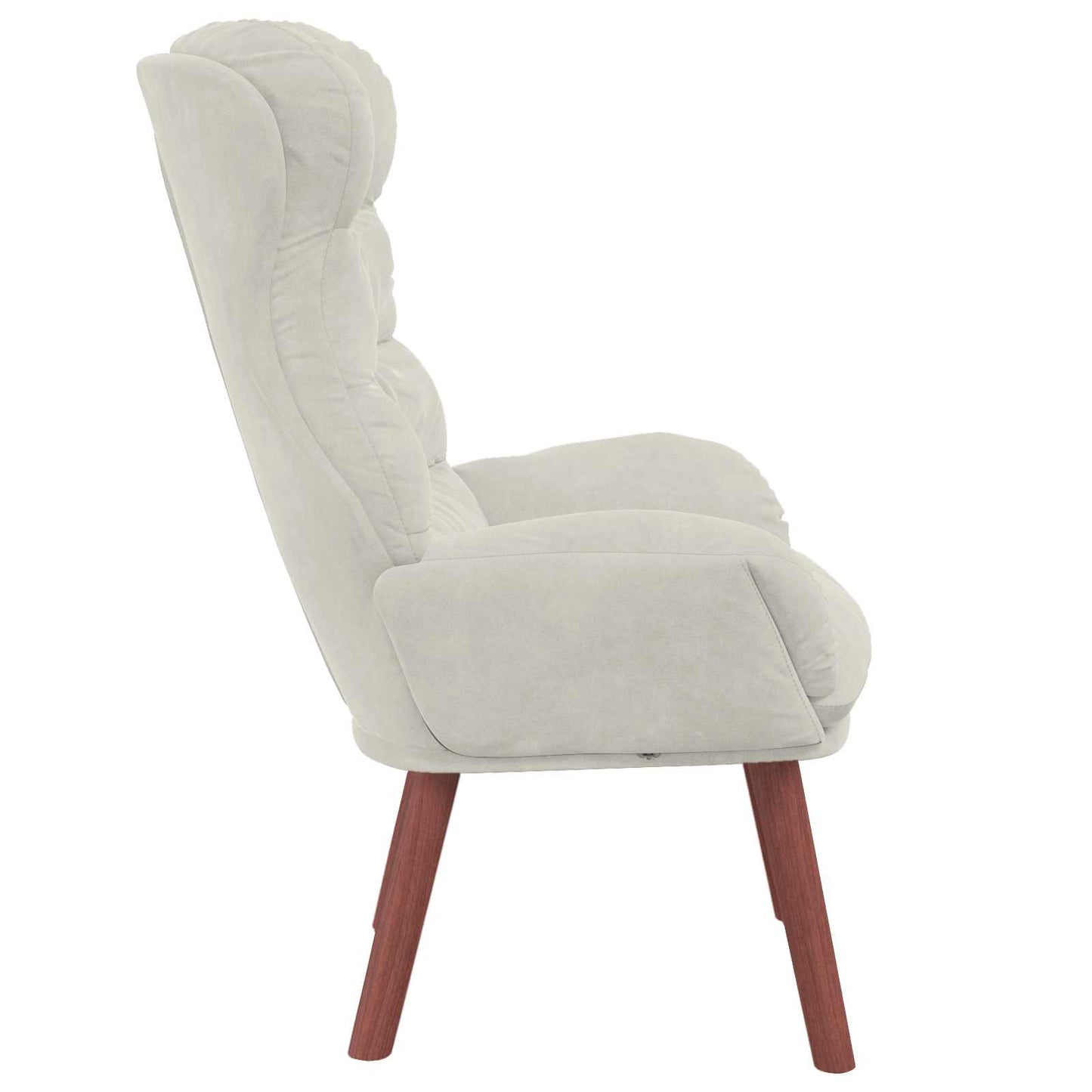 Fauteuil Crème 69 x 74 x 93 cm Fluweel