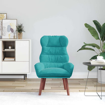 Fauteuil Turquoise 69 x 74 x 93 cm Fluweel