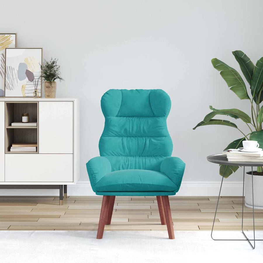 Fauteuil Turquoise 69 x 74 x 93 cm Fluweel