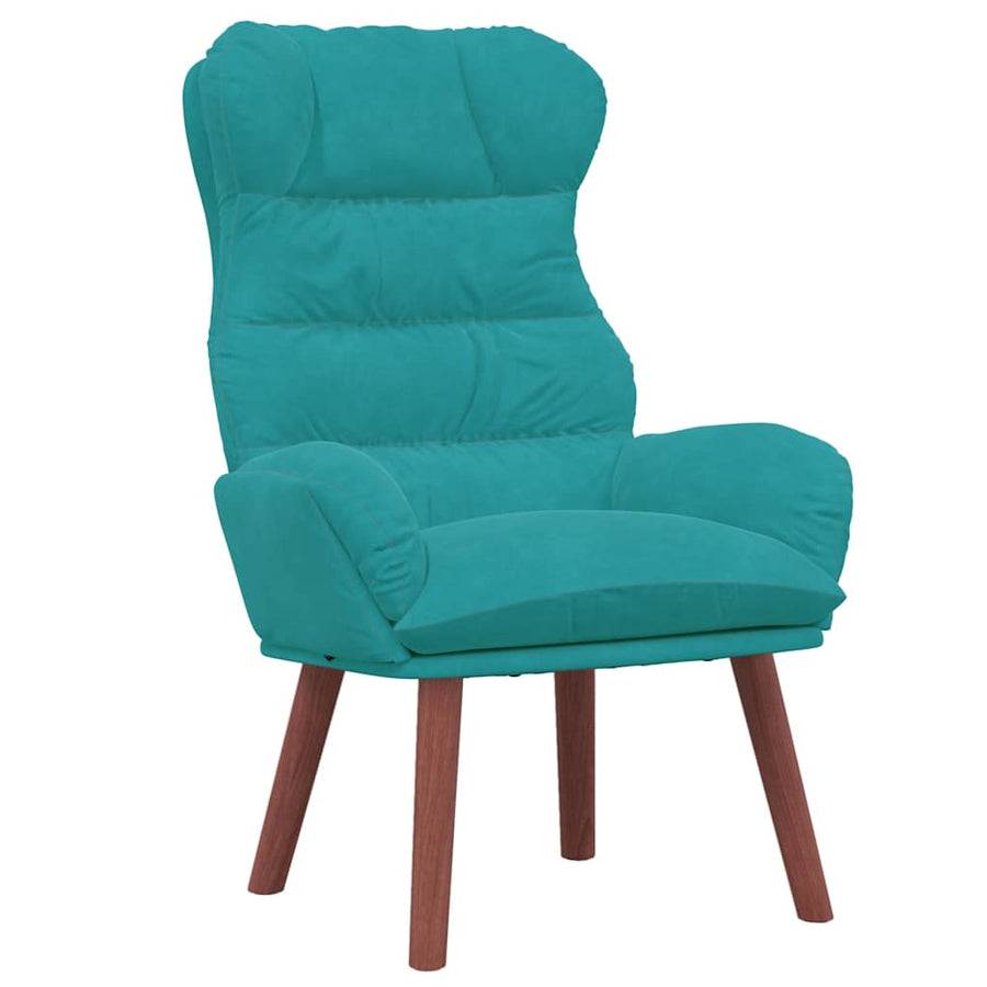 Fauteuil Turquoise 69 x 74 x 93 cm Fluweel