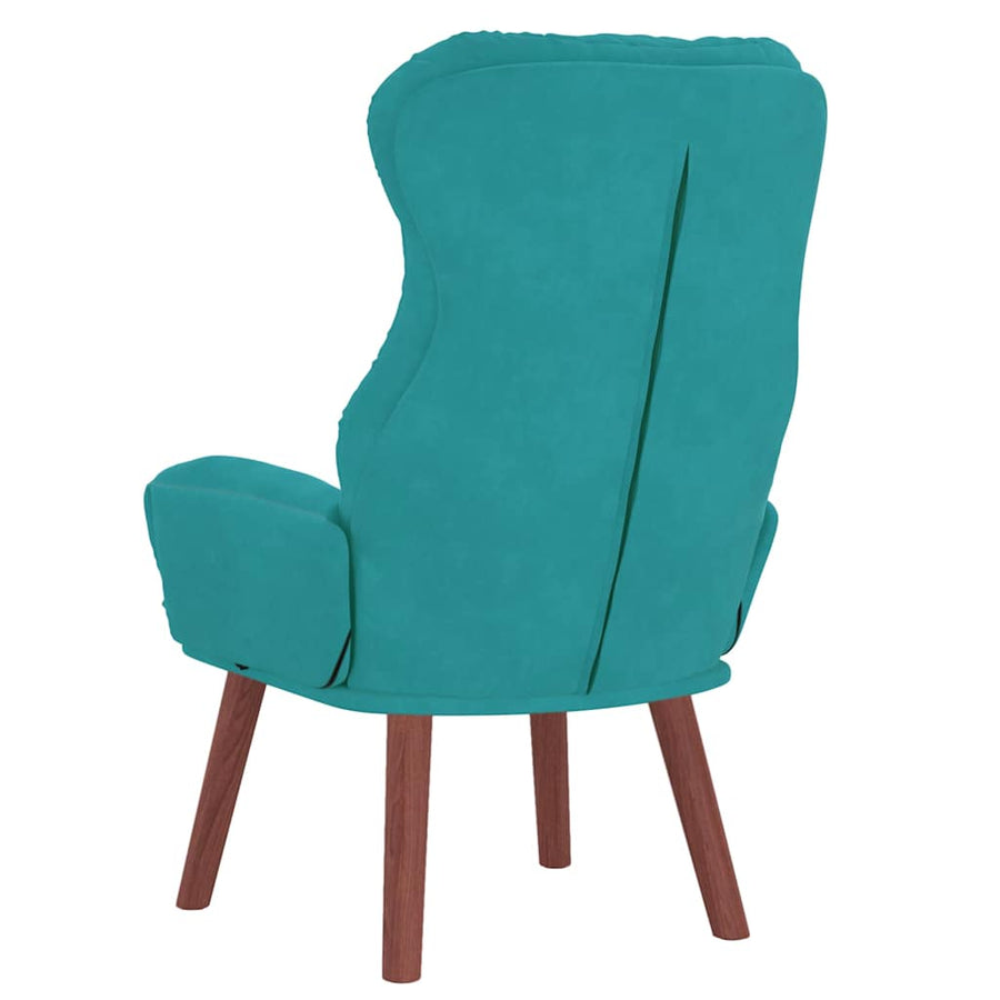 Fauteuil Turquoise 69 x 74 x 93 cm Fluweel