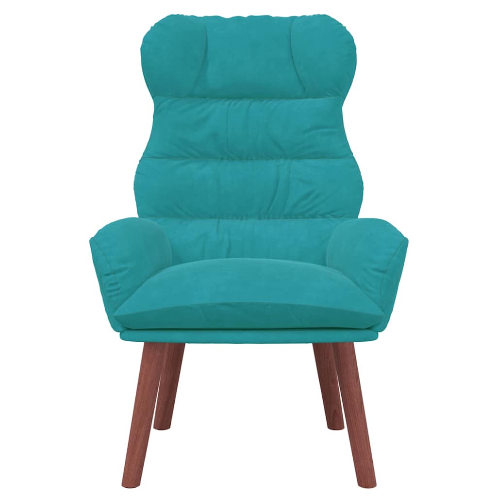 Fauteuil Turquoise 69 x 74 x 93 cm Fluweel