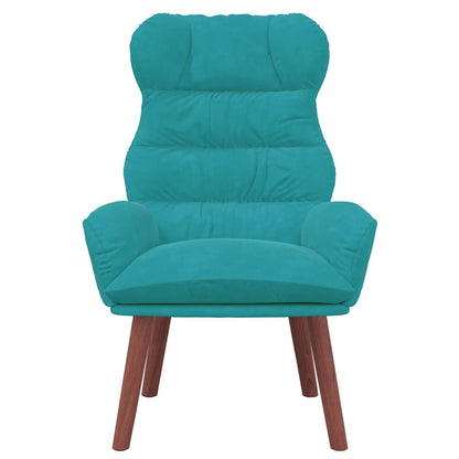 Fauteuil Turquoise 69 x 74 x 93 cm Fluweel