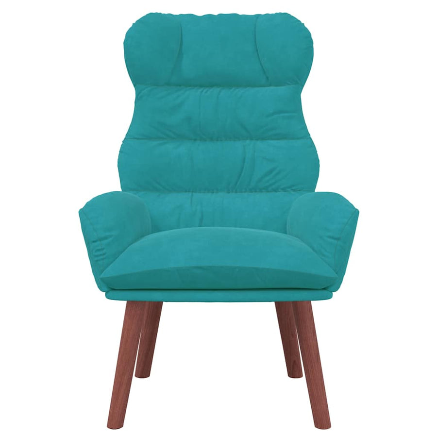 Fauteuil Turquoise 69 x 74 x 93 cm Fluweel