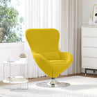 Egg-shaped chair Yellow Velvet