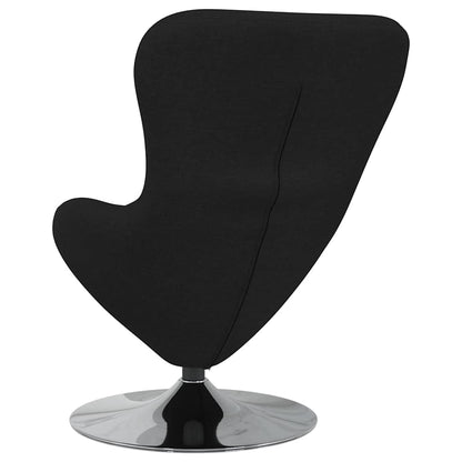 Eivormige stoel Zwart 63 x 73 x 90 cm Stof
