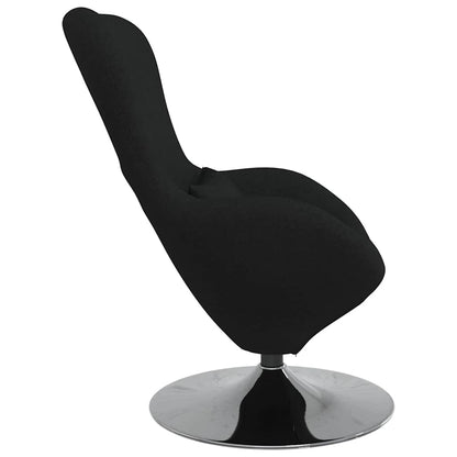 Eivormige stoel Zwart 63 x 73 x 90 cm Stof