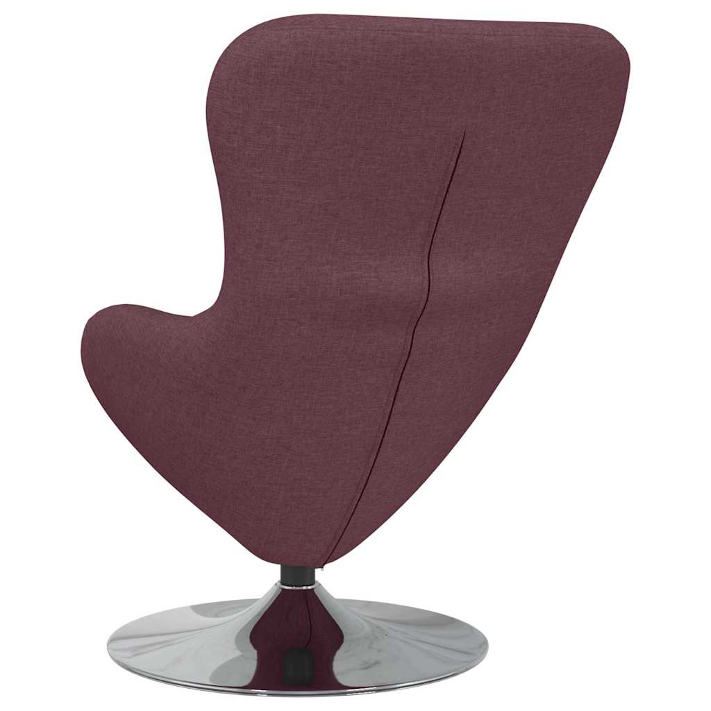 Eivormige stoel Paars 63 x 73 x 90 cm Stof