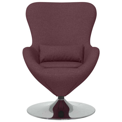 Eivormige stoel Paars 63 x 73 x 90 cm Stof