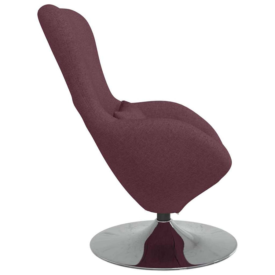 Eivormige stoel Paars 63 x 73 x 90 cm Stof