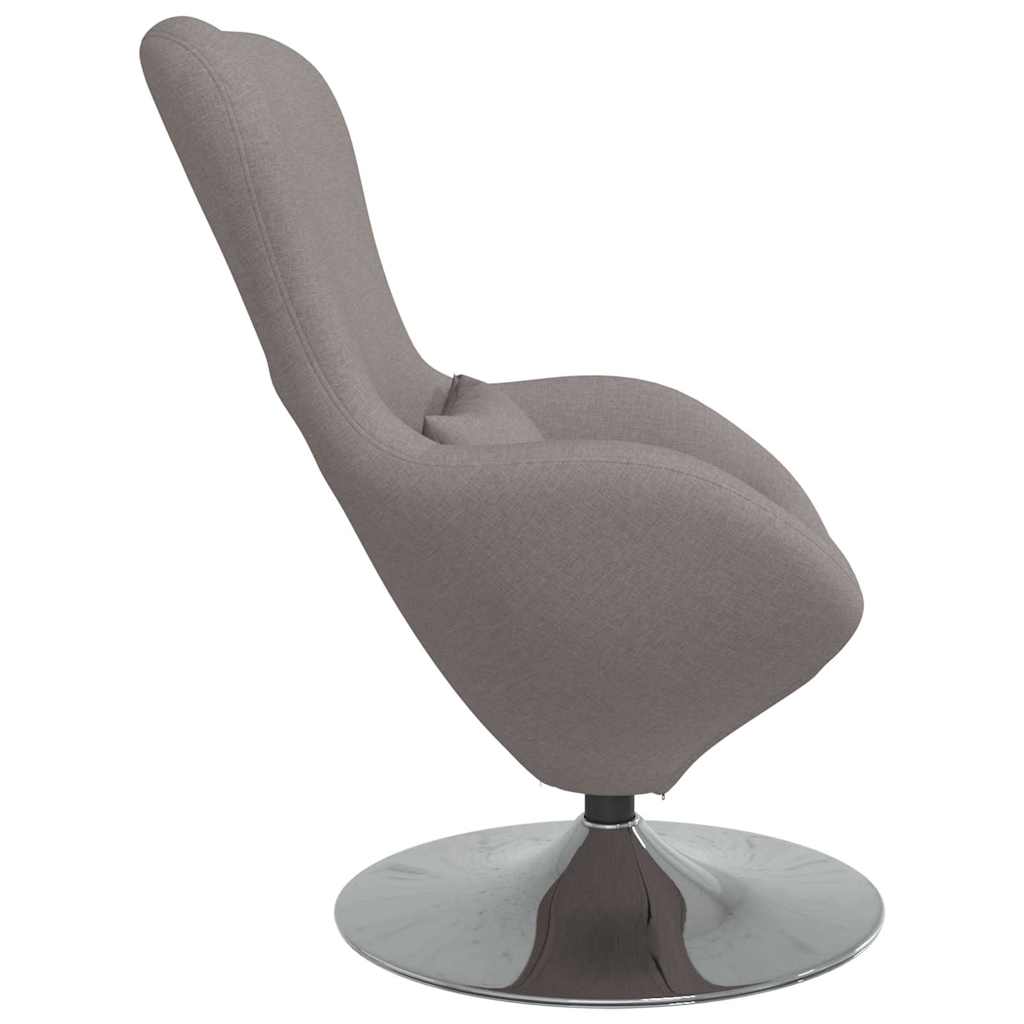 Eivormige stoel Taupe 63 x 73 x 90 cm Stof