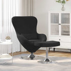 Egg chair 63x73x90 cm zwart fluweel