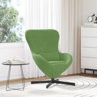 Egg-shaped chair Light Green 63 x 73 x 90 cm Velvet