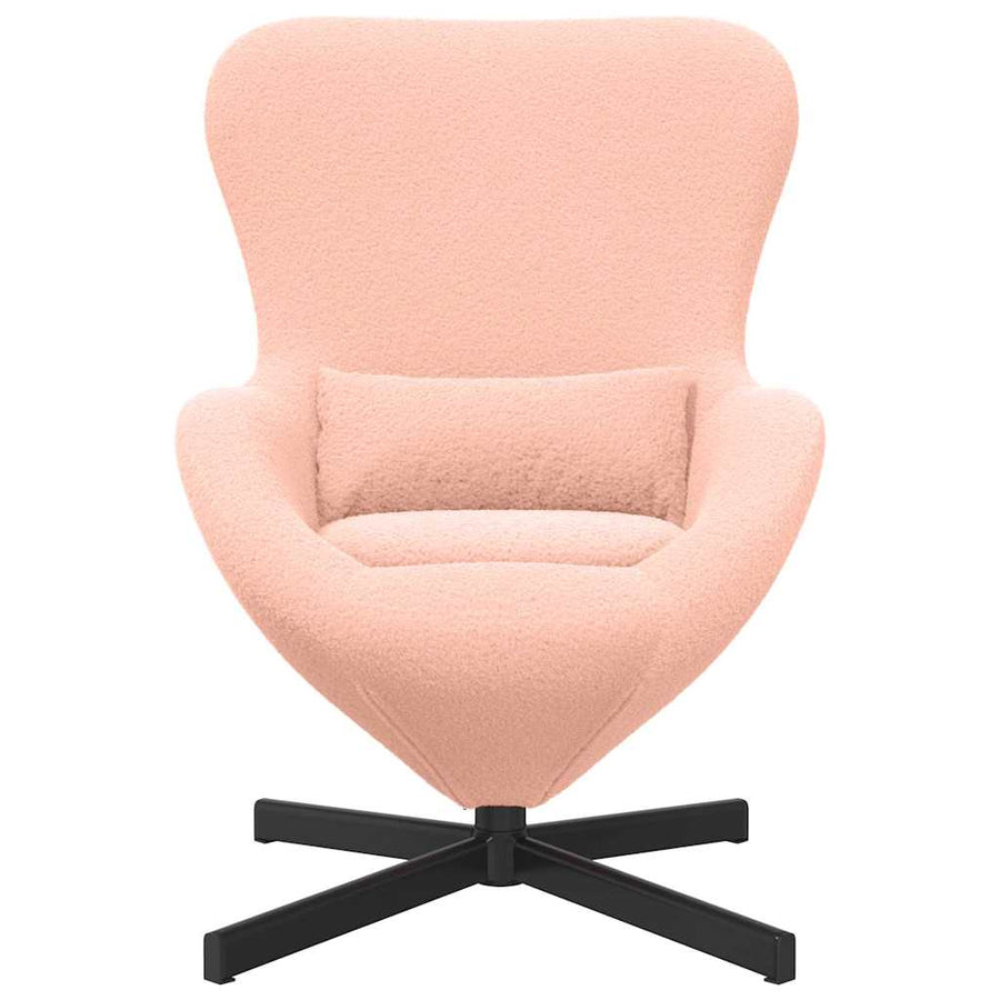 Eivormige stoel Roze 63 x 73 x 90 cm Stof