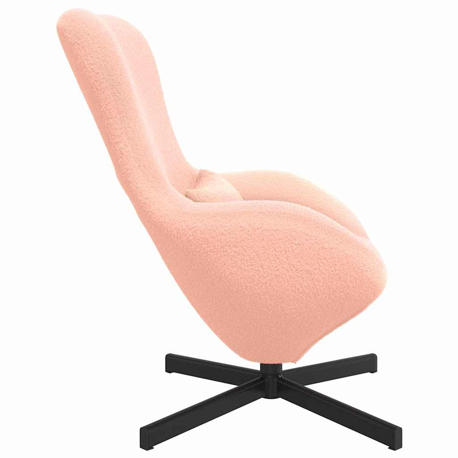 Eivormige stoel Roze 63 x 73 x 90 cm Stof