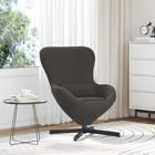 Egg chair Dark grey 63 x 73 x 90 cm Fabric