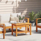 Side Table Brown 70 x 40 x 45 cm Solid Acacia Wood