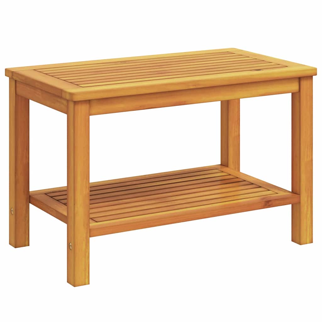Bijzettafel Bruin 70 x 40 x 45 cm Massief Acaciahout