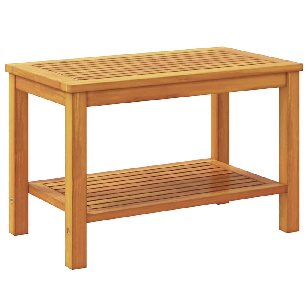 Bijzettafel Bruin 70 x 40 x 45 cm Massief Acaciahout
