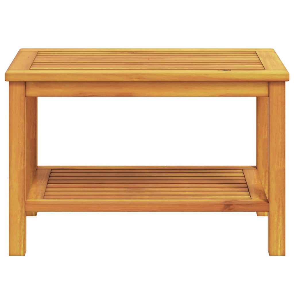Bijzettafel Bruin 70 x 40 x 45 cm Massief Acaciahout