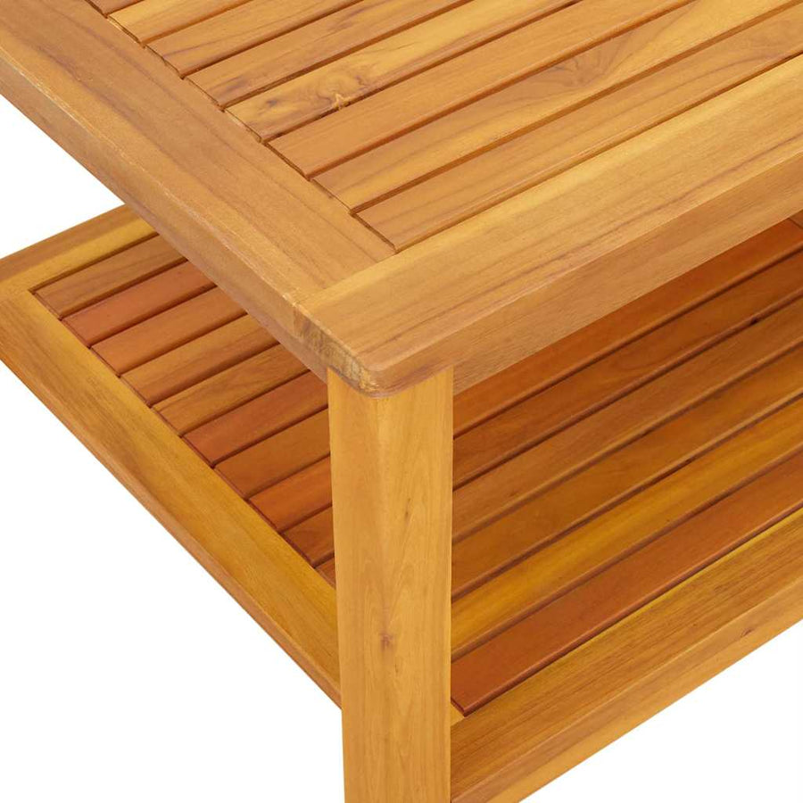 Bijzettafel Bruin 90 x 50 x 45 cm Massief Acaciahout