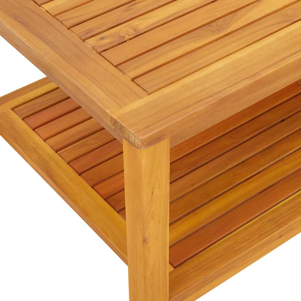 Bijzettafel Bruin 110 x 55 x 45 cm Massief Acaciahout