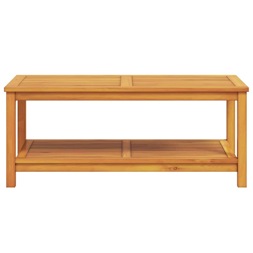 Bijzettafel Bruin 110 x 55 x 45 cm Massief Acaciahout