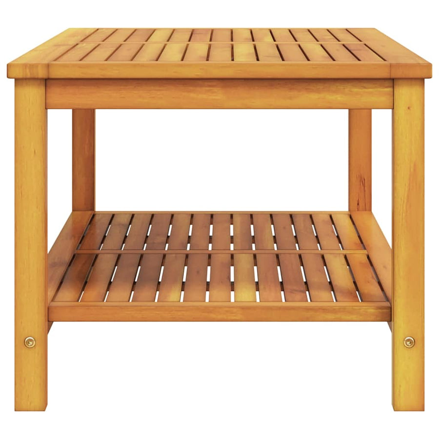 Bijzettafel Bruin 110 x 55 x 45 cm Massief Acaciahout