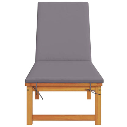 Ligstoel Bruin 202 x 53 x 89 cm Massief Acaciahout