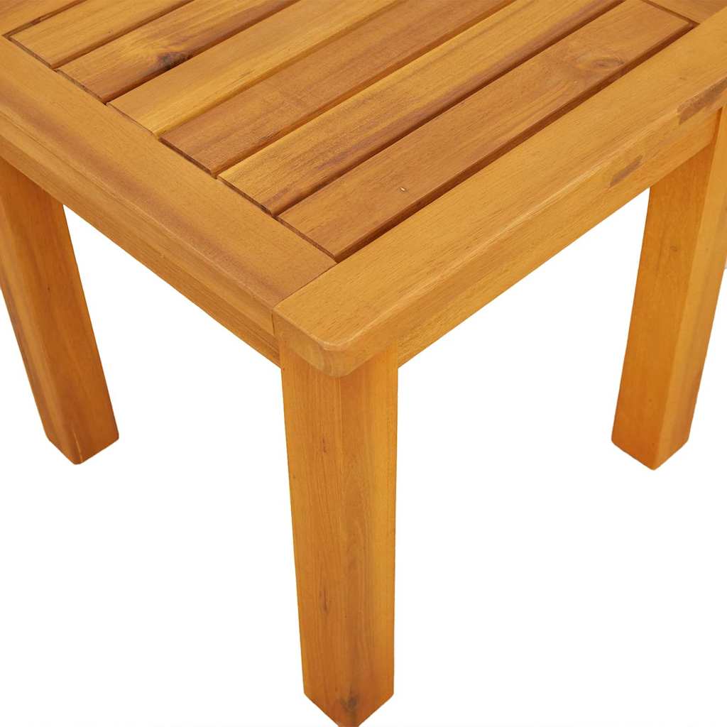 Bijzettafel Bruin 35 x 35 x 34 cm Massief acaciahout