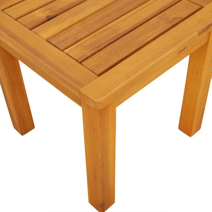Bijzettafel Bruin 35 x 35 x 34 cm Massief acaciahout