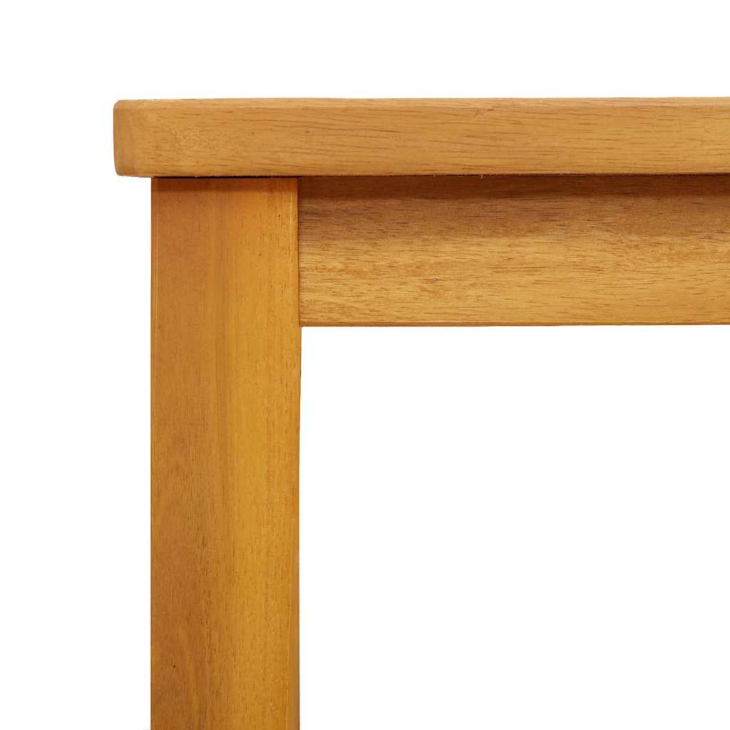 Bijzettafel Bruin 35 x 35 x 34 cm Massief acaciahout