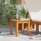 Side table Brown 35 x 35 x 34 cm Solid acacia wood