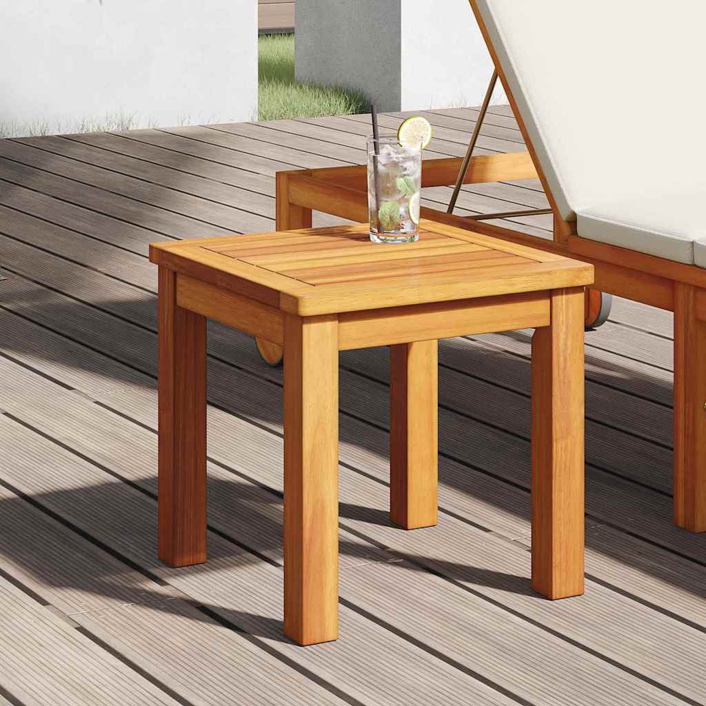 Bijzettafel Bruin 35 x 35 x 34 cm Massief acaciahout