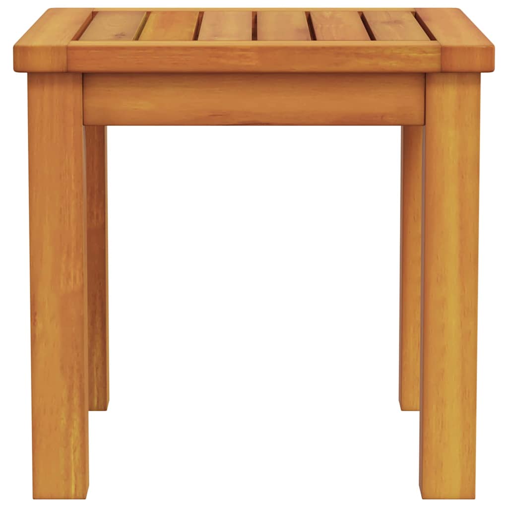 Bijzettafel Bruin 35 x 35 x 34 cm Massief acaciahout