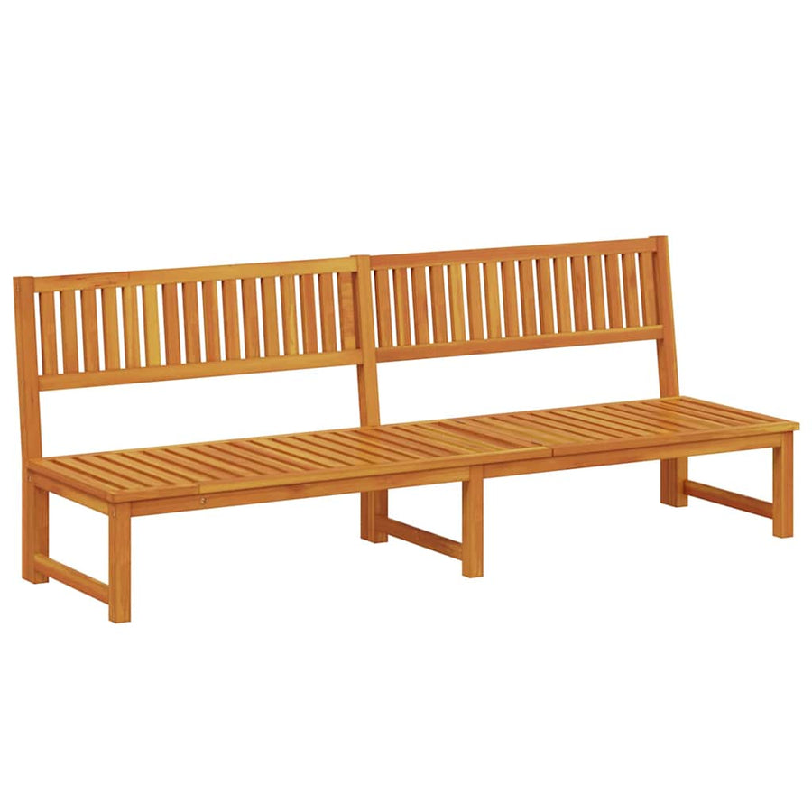 Ligstoel Olie naturel 200 x 57 x 75cm Massief acaciahout