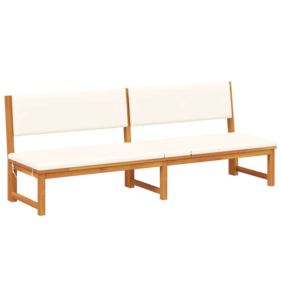 Ligstoel Olie naturel 200 x 57 x 75cm Massief acaciahout