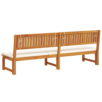 Ligstoel Olie naturel 200 x 57 x 75cm Massief acaciahout