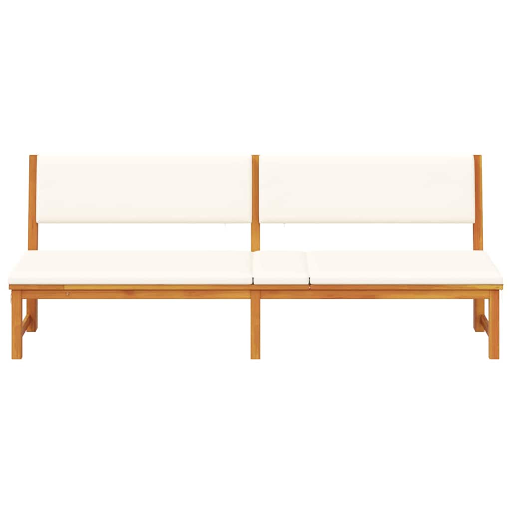 Ligstoel Olie naturel 200 x 57 x 75cm Massief acaciahout