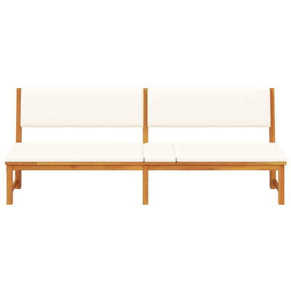 Ligstoel Olie naturel 200 x 57 x 75cm Massief acaciahout