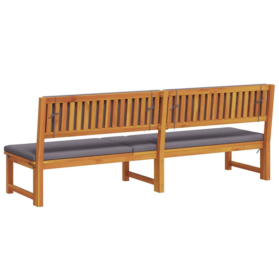 Ligstoel Olie naturel 200 x 57 x 75cm Massief acaciahout