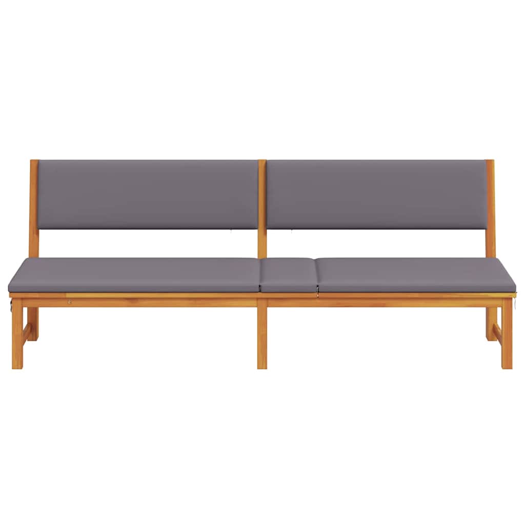 Ligstoel Olie naturel 200 x 57 x 75cm Massief acaciahout