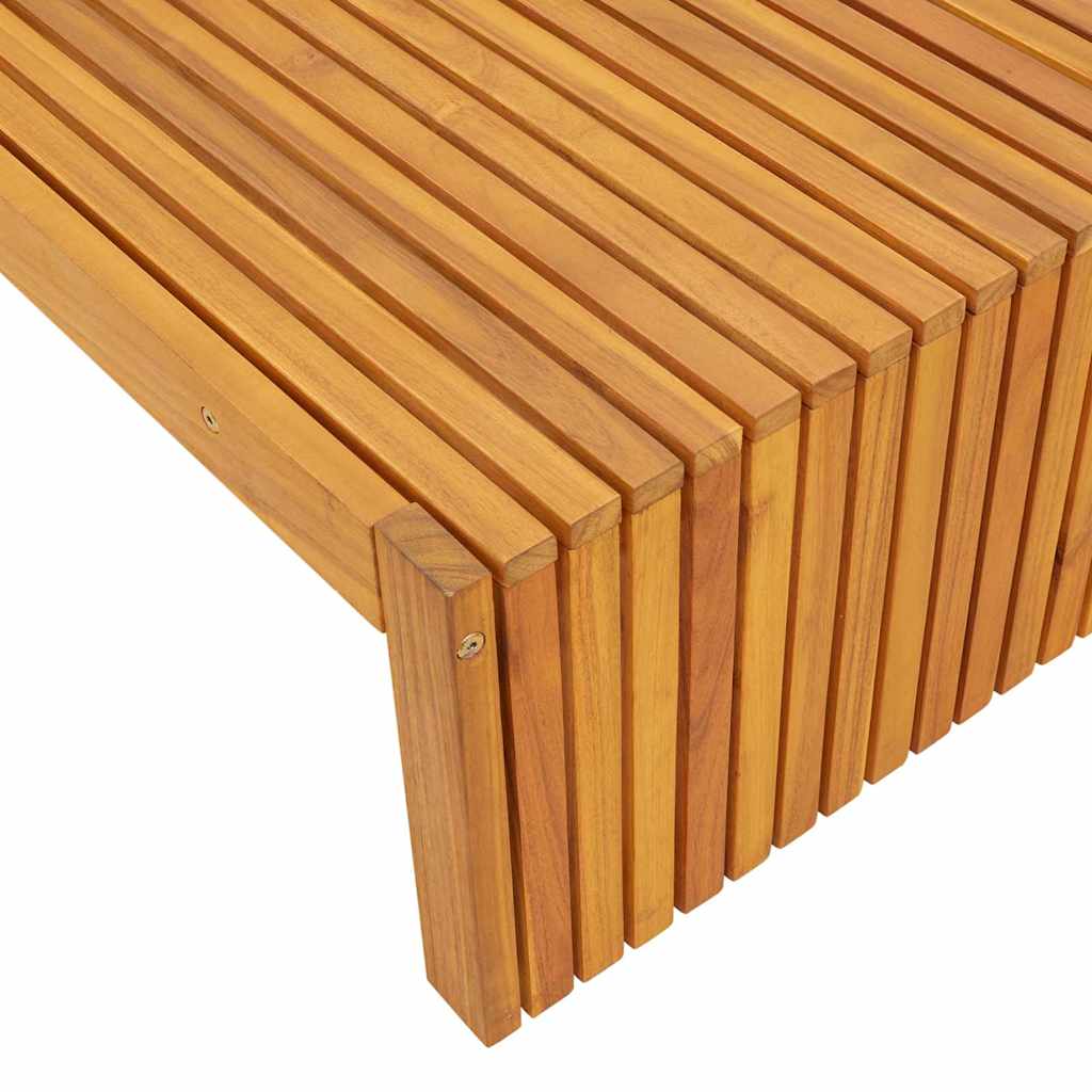 Ligstoel Massief acaciahout Olie naturel