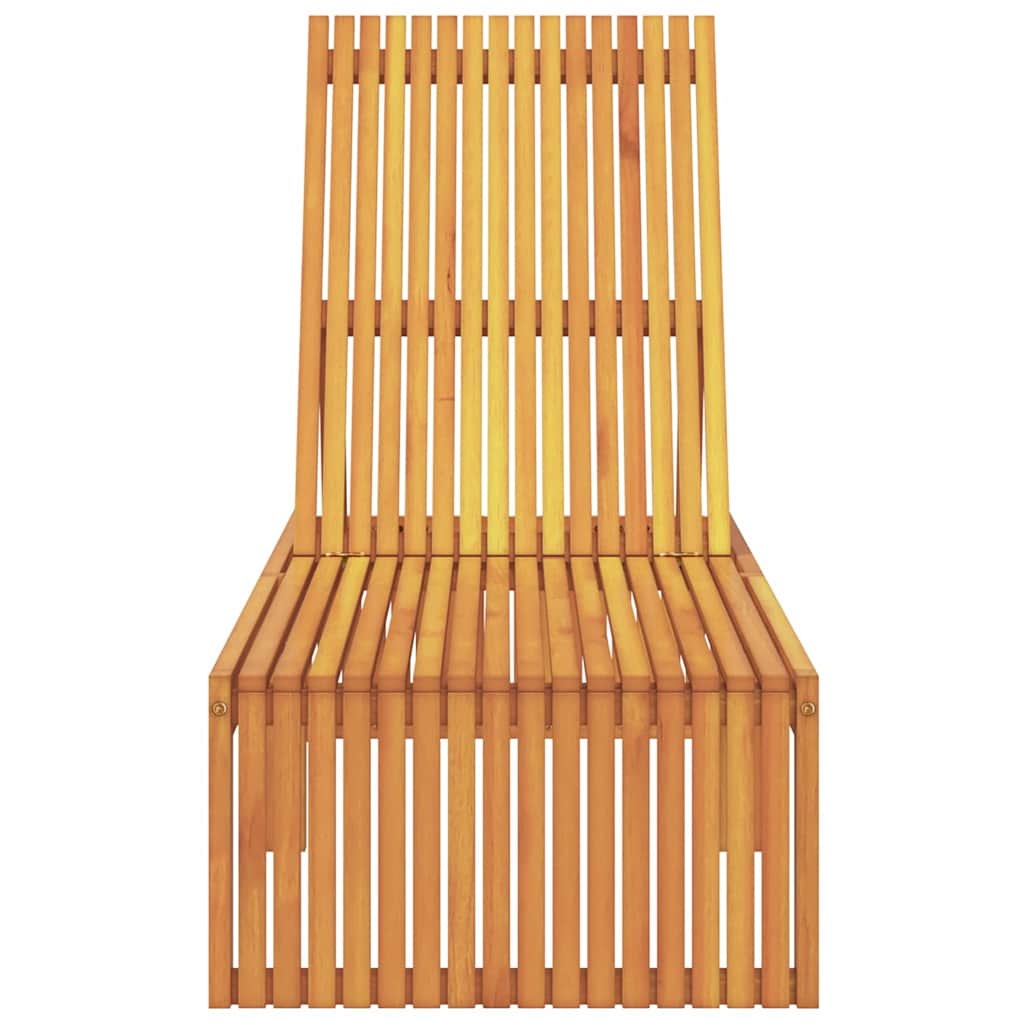 Ligstoel Massief acaciahout Olie naturel