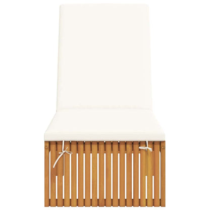 Ligstoel Olie naturel 200 x 55 x 94 cm Massief acaciahout
