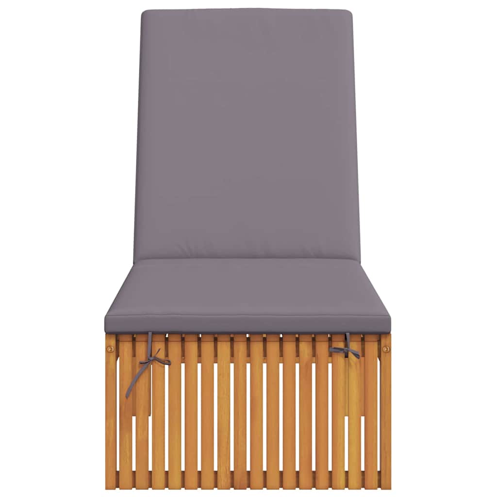 Ligstoel Olie naturel 200 x 55 x 94 cm Massief acaciahout