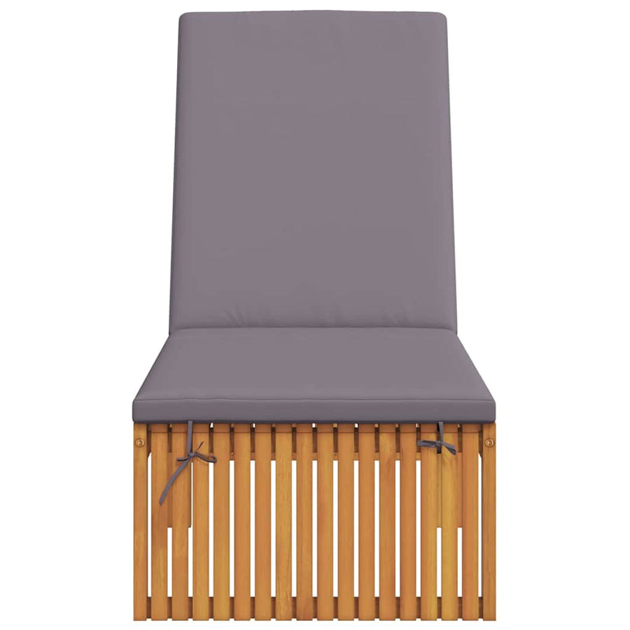 Ligstoel Olie naturel 200 x 55 x 94 cm Massief acaciahout
