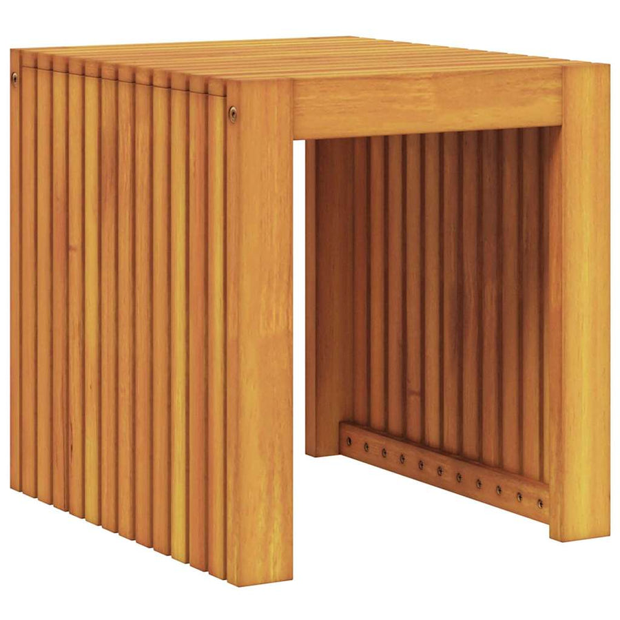 Bijzettafel Olie naturel 43 x 36 x 40 cm Massief Teakhout