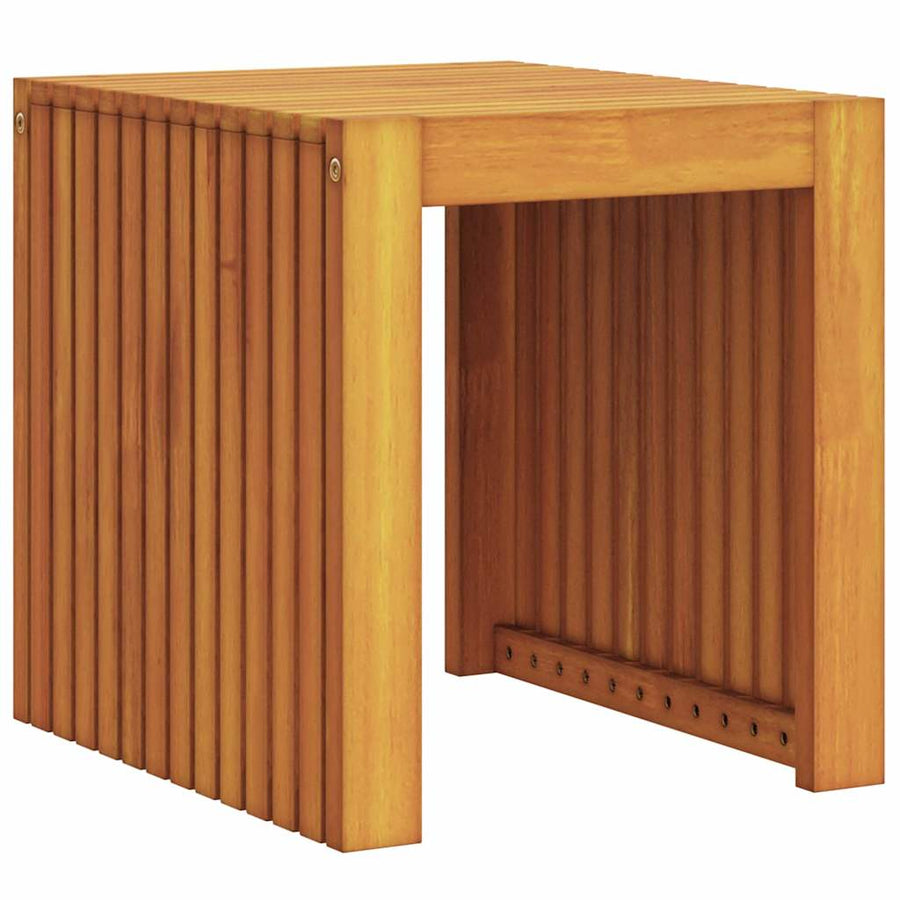 Bijzettafel Olie naturel 43 x 36 x 40 cm Massief Teakhout