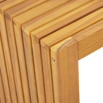 Bijzettafel Olie naturel 90 x 45 x 35 cm Massief Acaciahout